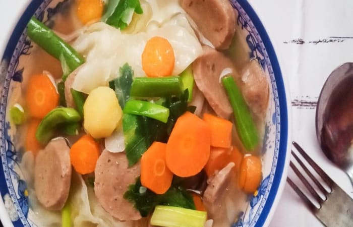Resep Sayur Sop Baso Bumbu Tumis Paling Mudah dan Enak