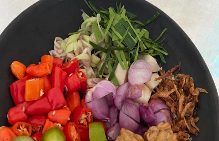 Resep Sambal Ganja Khas Aceh (udang Ganti Tempe) Paling Praktis dan Simple