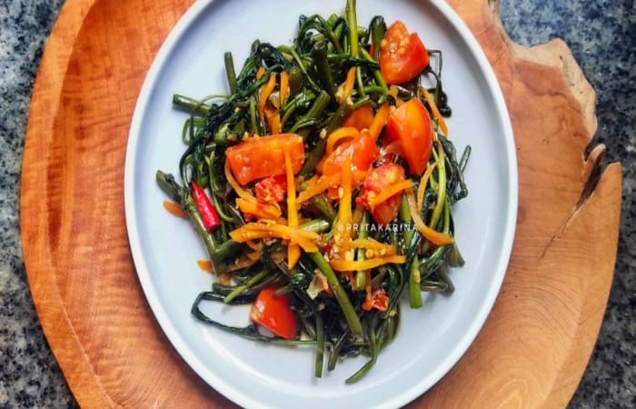 Resep Tumis Kangkung Terasi Rasanya Maknyus