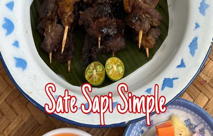Resep Sate Sapi Enak &amp Simple Paling Praktis dan Simple