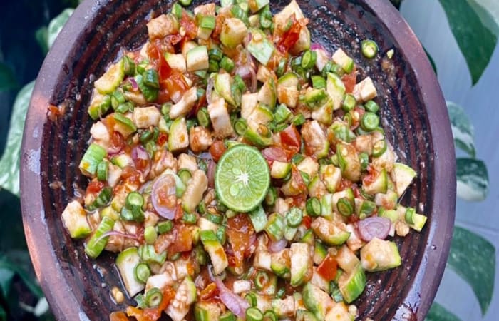 Resep Sambal Beberok Terong Khas Lombok Dengan Bahan Sederhana