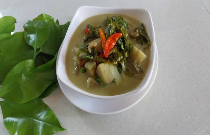 Resep Lodeh Terong Daun Melinjo (jangan Terong) Paling Mudah dan Enak