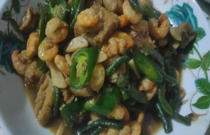Resep Tumis Tahu Pong Udang Kecil Lombok Ijo Dijamin Nikmat dan Mudah