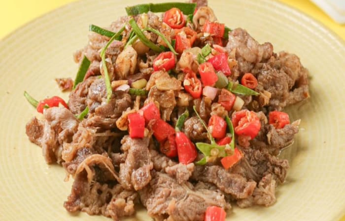 Resep Beef Slice Sambal Matah Paling Mudah dan Enak
