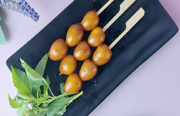 Resep Sate Telur Puyuh Bacem Manis Ala Angkringan Favorit Bunda