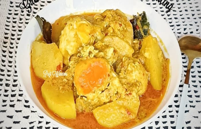 Resep Gulai Telur Bebek Khas Mandailing Dijamin Nikmat dan Mudah