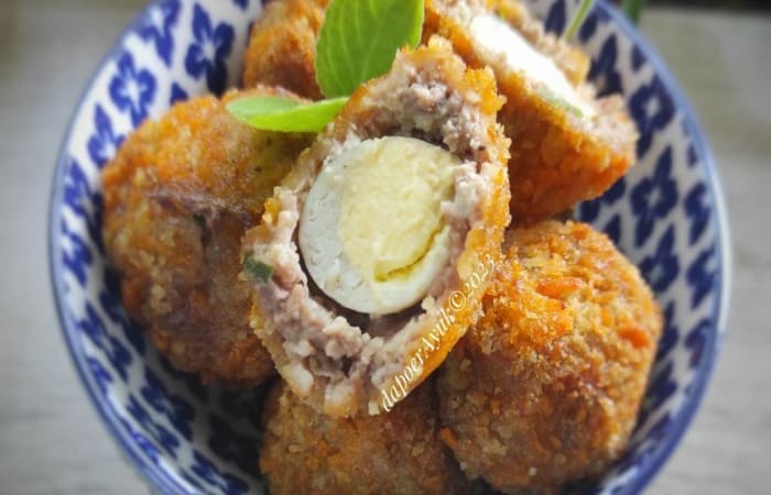 Resep Bola Daging Goreng Isi Telor Puyuh Dijamin Nikmat dan Mudah