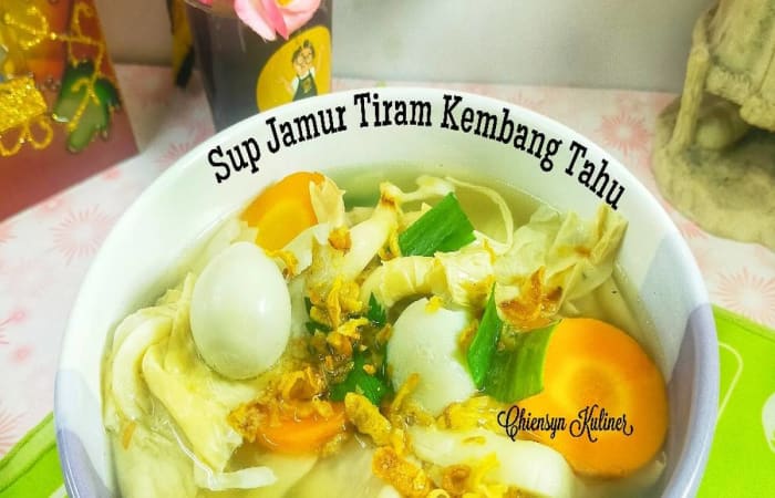 Resep Sup Jamur Tiram Kembang Tahu Mudah dan Praktis Dihidangkan