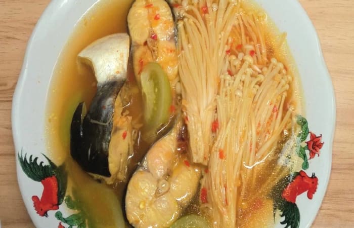 Resep Sup Ikan Jamur Enoki Dijamin Nikmat dan Mudah