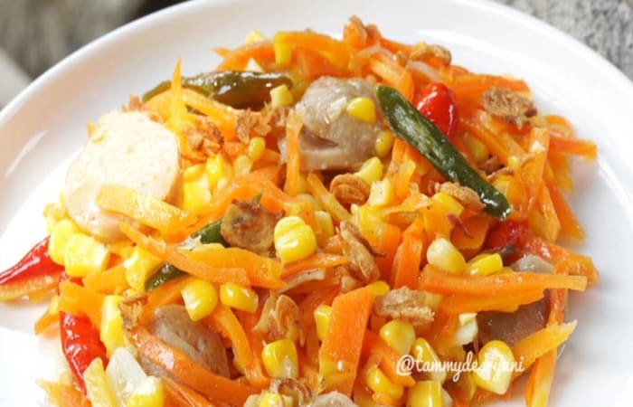 Resep Tumis Wortel Jagung Bakso Mudah dan Praktis Dihidangkan