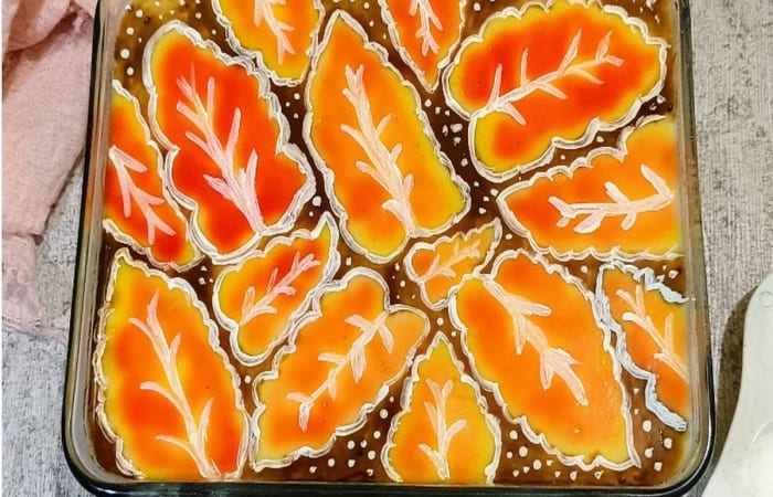 Resep Puding Lukis Batik Simbut (banten) Dengan Bahan Sederhana