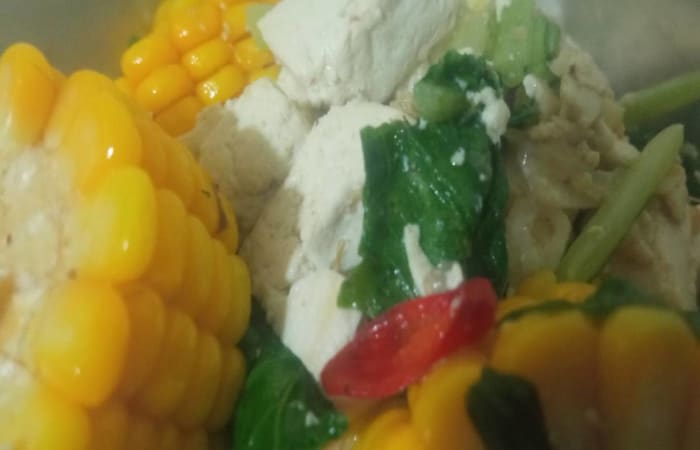 Resep Sayur Tahu Putih Besar, Sawi Ijo, Jagung Manis Paling Praktis dan Simple