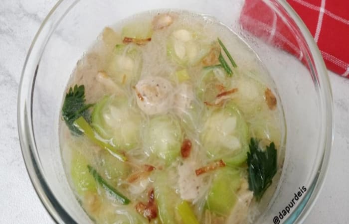 Resep Sup Oyong Soun Bakso Mudah dan Praktis Dihidangkan