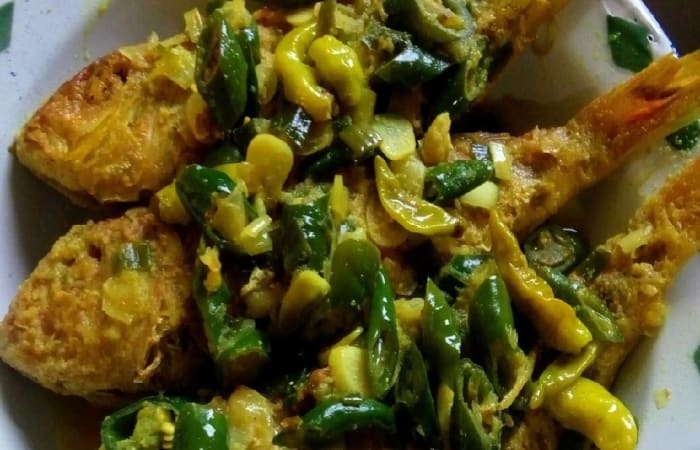 Resep Acar Ikan Lombok Ijo Rasanya Maknyus