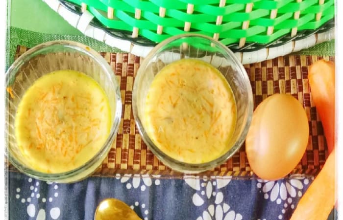 Resep Telur Kukus Wortel Mpasi 9 Bulan Dijamin Nikmat dan Mudah
