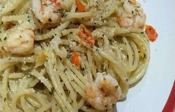 Resep Spicy Prawn Aglio Olio Dijamin Nikmat dan Mudah