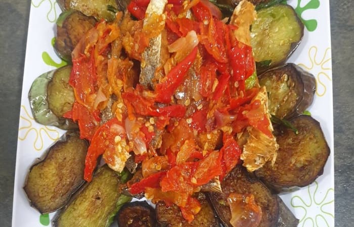 Resep 146 Terong, Ikan Asin Dan Petai Balado ️️ Paling Praktis dan Simple