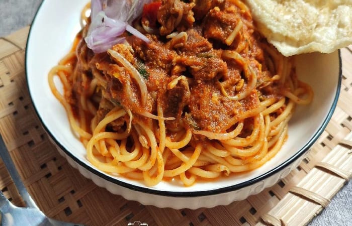 Resep Mie Aceh Spaghetti Daging Sapi Favorit Bunda