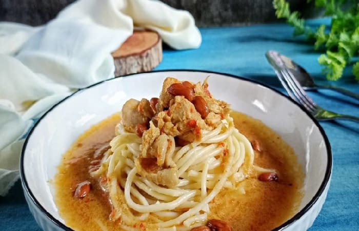 Resep Spaghetti Ayam Taliwang Paling Praktis dan Simple