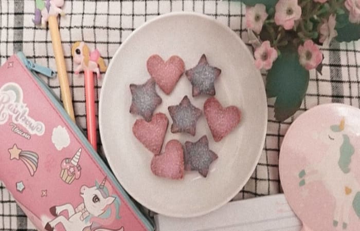 Resep Kukis Kelap Kelip Unicorn Edition (cookies Kue Kering Tanpa Mixer) Paling Praktis dan Simple