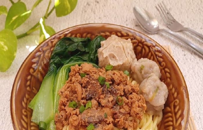 Resep Mie Ayam Spaghetti Dengan Bahan Sederhana