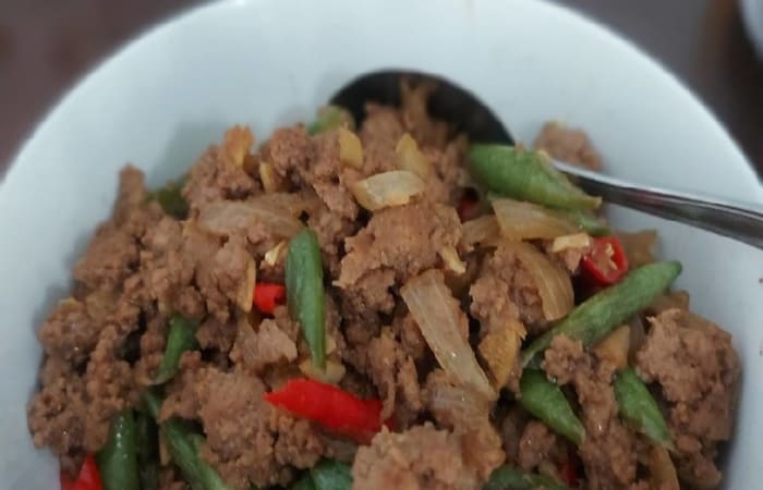 Resep Tumis Daging Cincang Buncis Favorit Bunda