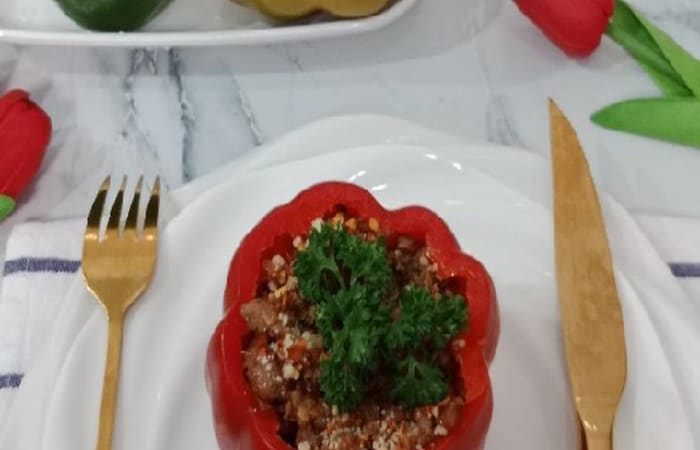 Resep Paprika Isi Daging Cincang Paling Praktis dan Simple