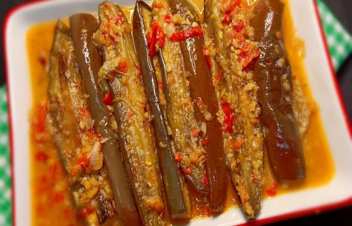 Resep Pecak Terong Ungu Rasanya Maknyus