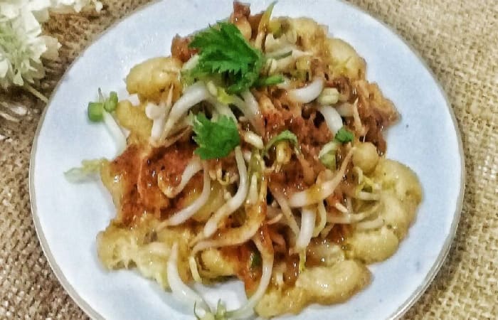 Resep Macaroni Telur Sambal Pecel Mudah dan Praktis Dihidangkan