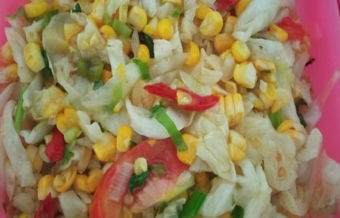 Resep Tumis Kol Jagung Manis Cabe Merah Favorit Bunda
