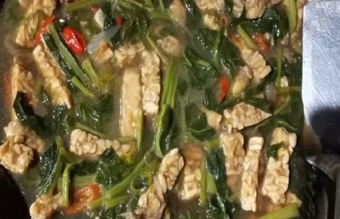 Resep Tumis Sawi Hijau+tempe Mudah dan Praktis Dihidangkan