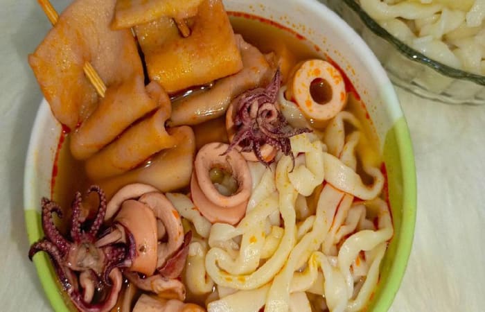 Resep Mie Udon Homemade &amp Tom Yam Seafood  Rasanya Maknyus