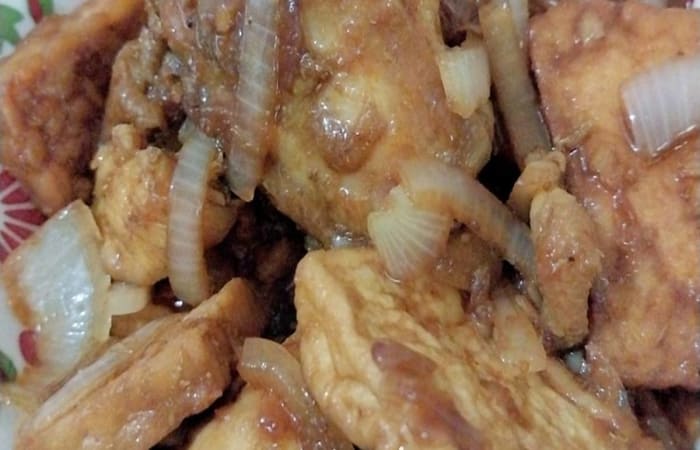 Resep Ayam Campur Tahu Tempe Masak Kecap Rasanya Maknyus