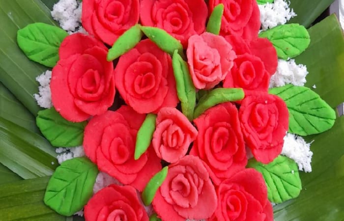 Resep Getuk Singkong Bentuk Mawar Dengan Bahan Sederhana