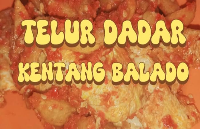Resep Telur Dadar Kentang Balado  Mudah dan Praktis Dihidangkan