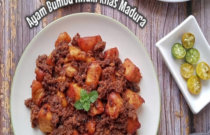 Resep Ayam Bumbu Hitam Khas Madura Dijamin Nikmat dan Mudah