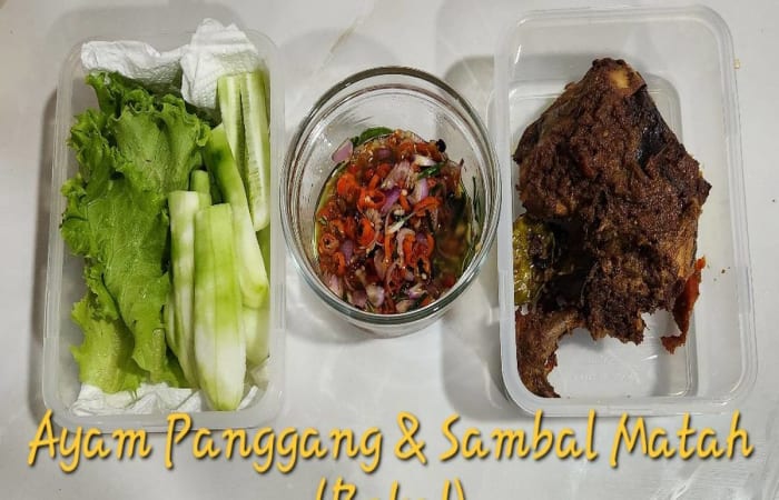 Resep 174 Ayam Panggang &amp Sambal Matah (bekal) ️ Rasanya Maknyus