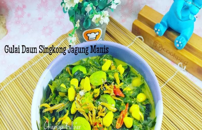 Resep Gulai Daun Singkong Jagung Manis Mudah dan Praktis Dihidangkan