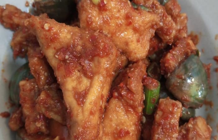 Resep Oreg Tempe Tahu Mix Terong Lalap Rasanya Maknyus