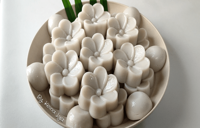 Resep Kue Talam Asin Kuah Kinca Gula Merah Favorit Bunda