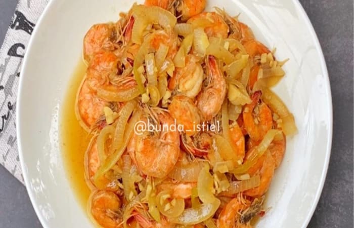 Resep Udang Kecap Saos Tiram Rasanya Maknyus
