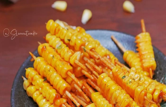Resep Sate Jagung  Jagung Pipil Pakai Bumbu Olesan Saus Jagung Bakar Favorit Bunda
