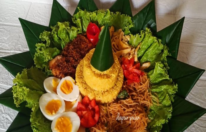 Resep Nasi Kuning Tumpeng Rasanya Maknyus