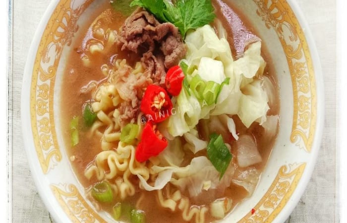 Resep Spicy Beef Noodle Soup Paling Mudah dan Enak