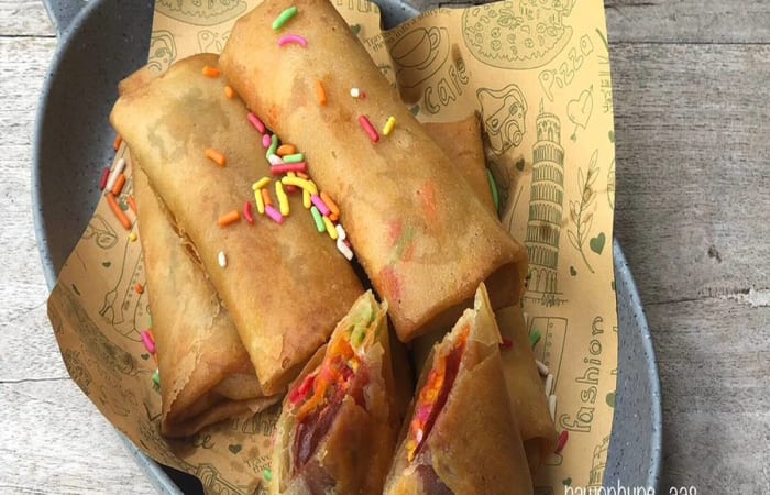 Resep Lumpia Isi Coklat &amp Kue Keranjang Dijamin Nikmat dan Mudah