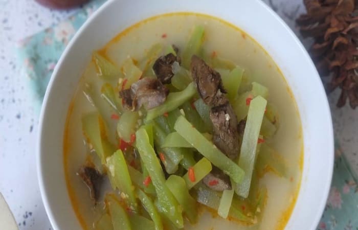 Resep Sayur Labu Siam Ati Ampela Rasanya Maknyus