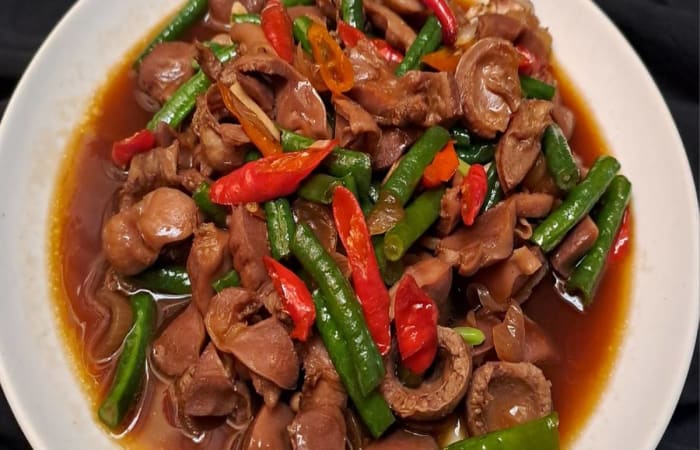 Resep Tumis Ampela Kacang Panjang Favorit Bunda