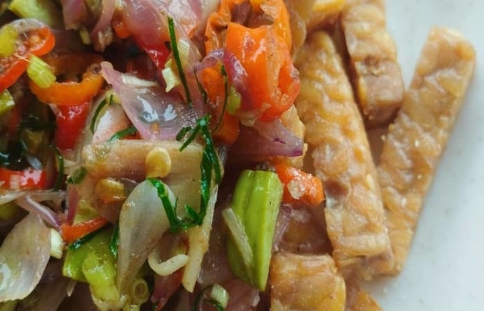 Resep Tempe Goreng Siram Matah Pete Dijamin Nikmat dan Mudah