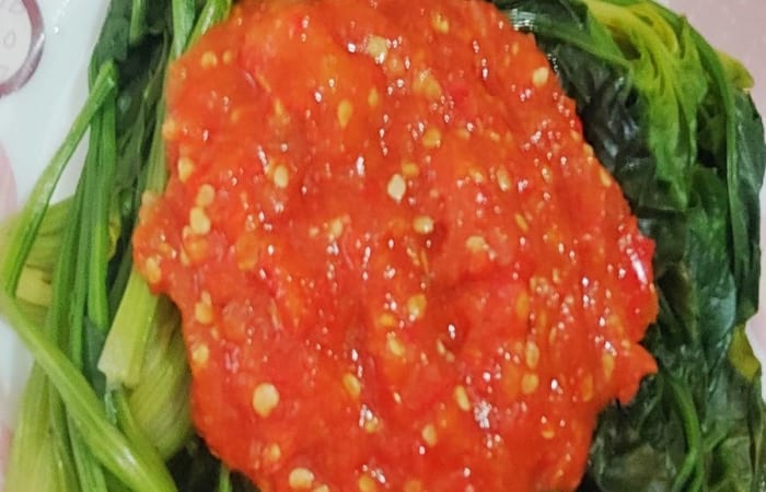 Resep Plecing Bayam Paling Mudah dan Enak