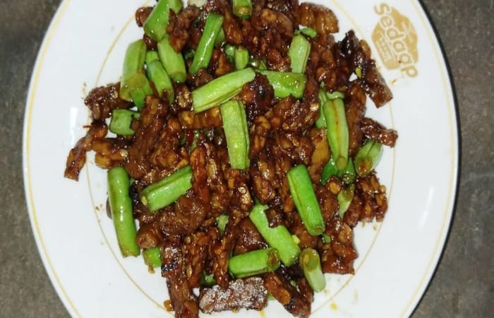 Resep Tempe Buncis Sambal Kecap Favorit Bunda
